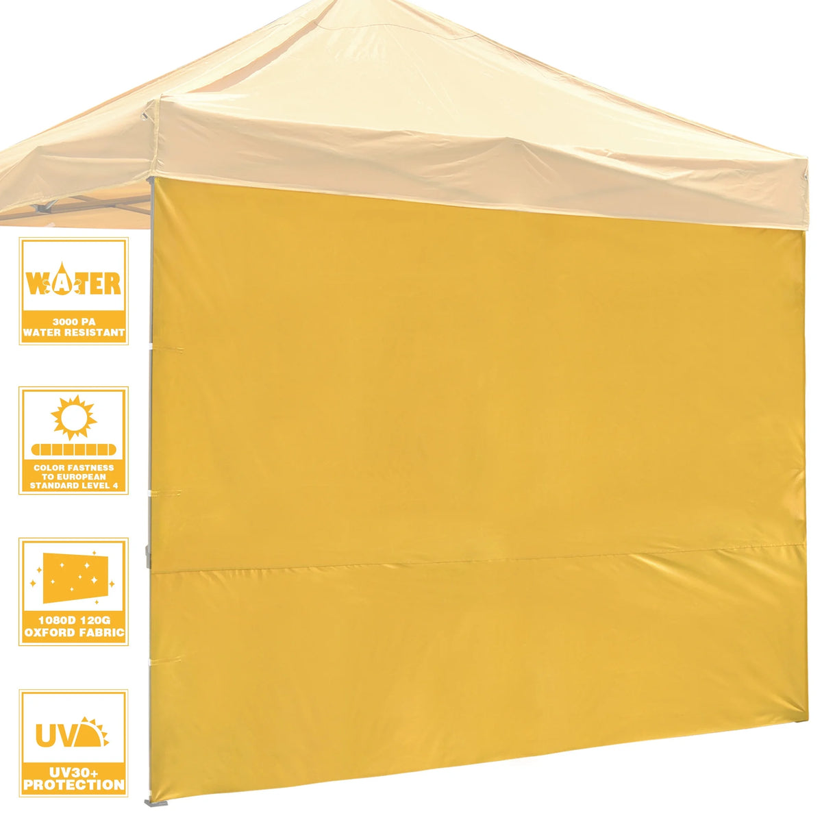 UV-Resistant Mineral Yellow Side Wall for EZ Canopy Gazebo V480