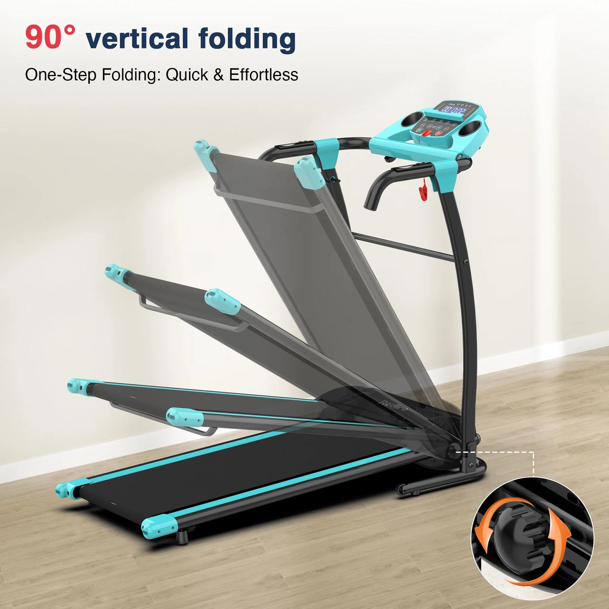 Portable Folding Treadmill Incline Electric Walking Running Machine F68042
