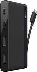 4-Port USB-C Hub with Two USB-C & Two USB-A Ports, Pack of 2 Z5422