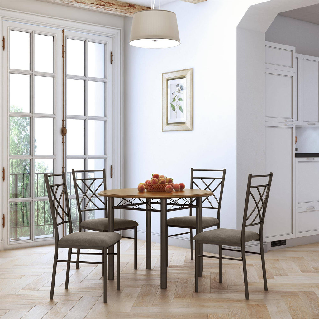 5pc Bronze Dining Set F745