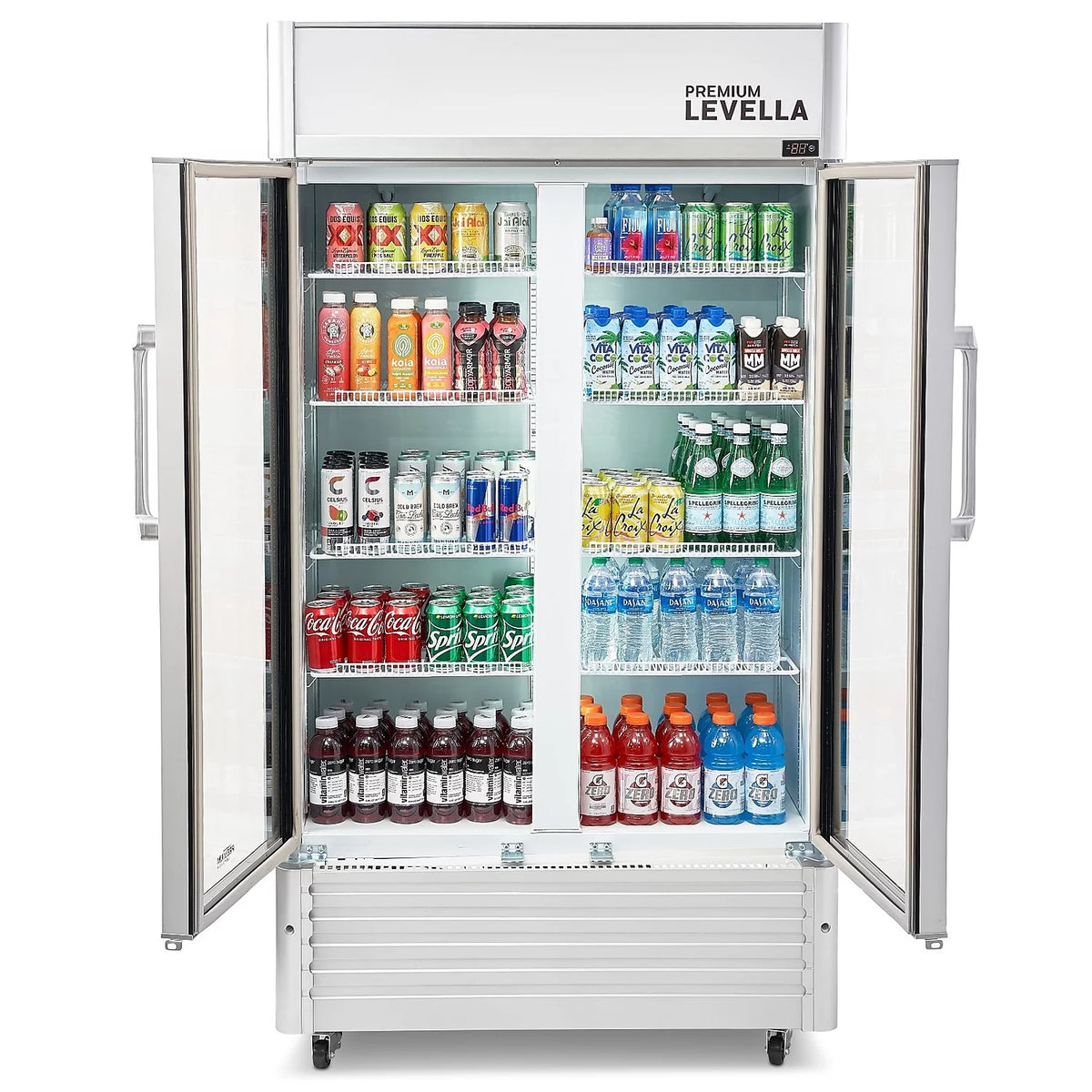 16 Cubic Foot 2-Glass Door Display Refrigerator B911012
