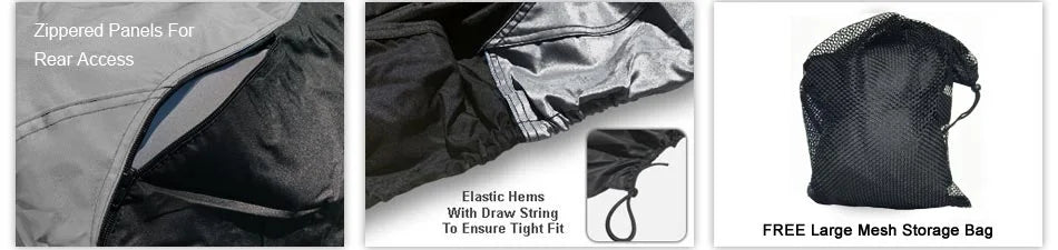 Gray Trailerable Jet Ski Cover with Trailer Straps and Storage Bag B53029