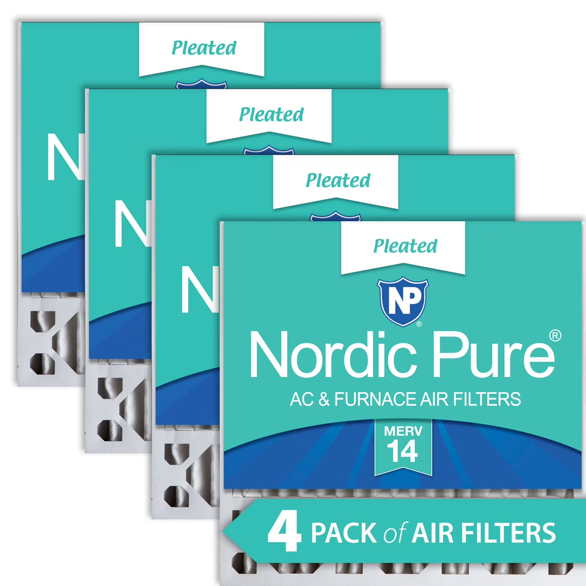 MERV 14 Air Filters 4 Pack M568090