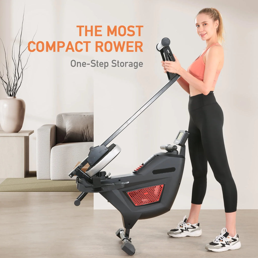 Folding Magnetic Air Rowing Machine N43104