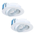 4 in. Selectable CCT Integrated LED Recessed Light Trim Adjustable Gimbal (2-Pack) G41818
