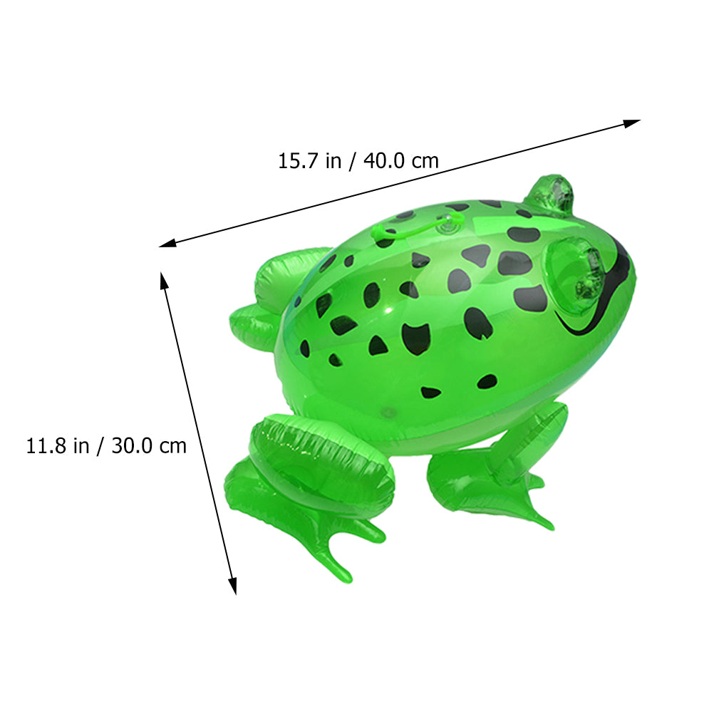 Luminous Inflatable Frog Toys Party Decor Funny Blow Up Toy I18252