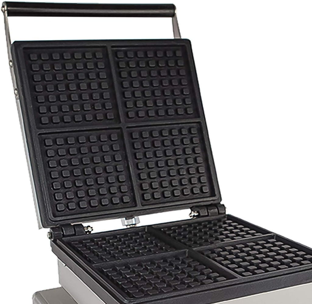 Belgian Waffle Maker, Stainless Steel Nonstick, 110V (4 X Squares) R34647