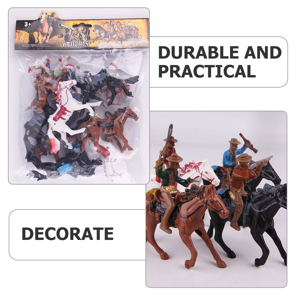 Indian Toys Soldier Figure Playset Miniature Figurines Educational Science Figurine Historical Wild X6913
