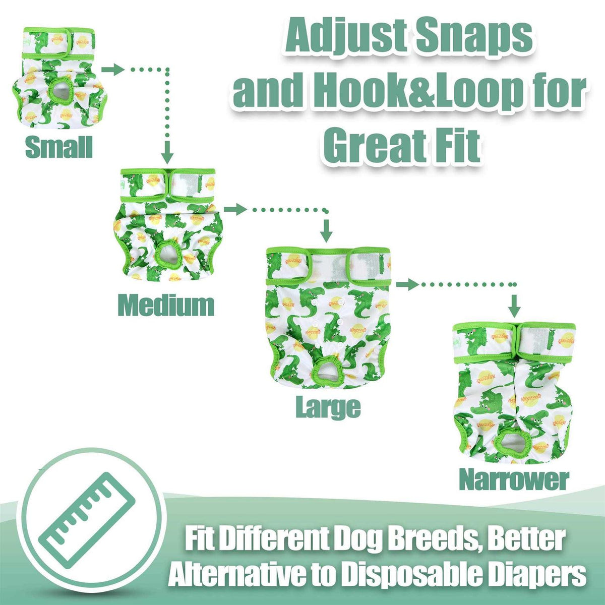 Washable Reusable Female Dog Diapers H978