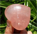 Rose Quartz Crystal Heart E736
