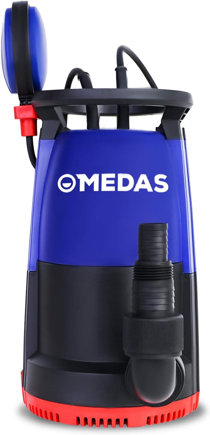 1HP 750W 4623GPH Submersible Sump Pump Electric 3 in 1 Clean/Dirty Water Utility Water Pumps w/Float Switch and Long 16.4ft Cable Pack of 2 P1005
