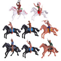 Indian Toys Soldier Figure Playset Miniature Figurines Educational Science Figurine Historical Wild X6913