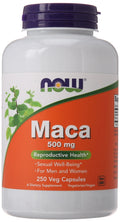 Maca Capsules 500 mg 250 Count W314335