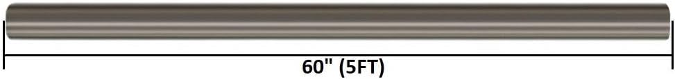 Stainless Steel Straight Exhaust Pipe 4" OD 5' Long Pack of 2 Z439