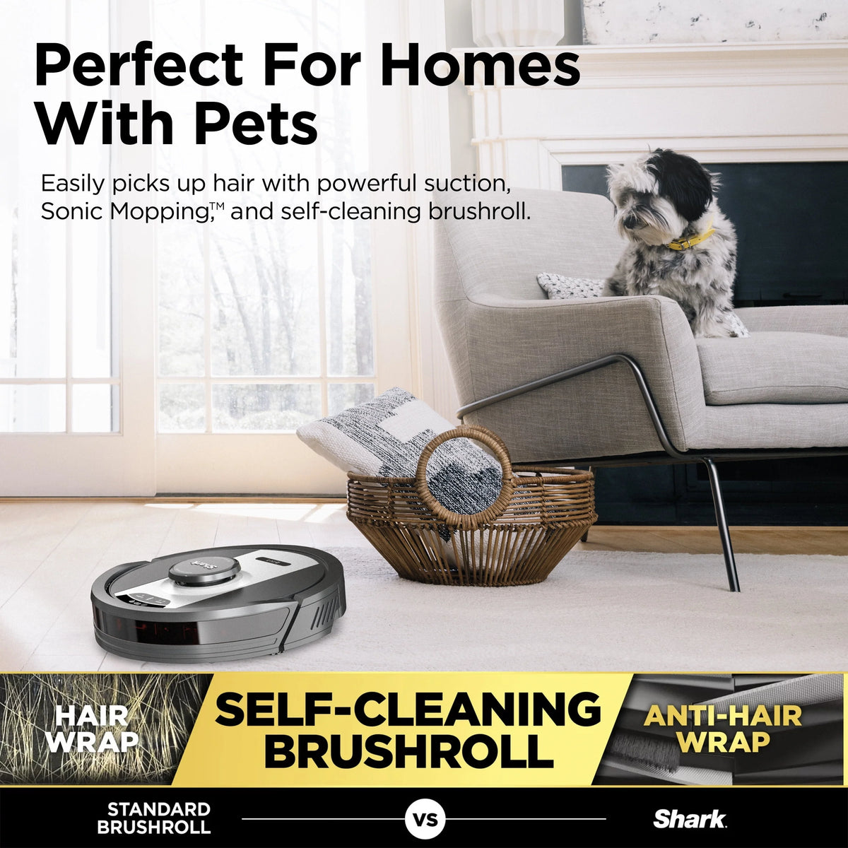 2-in-1 Robot Vacuum & Mop R657063