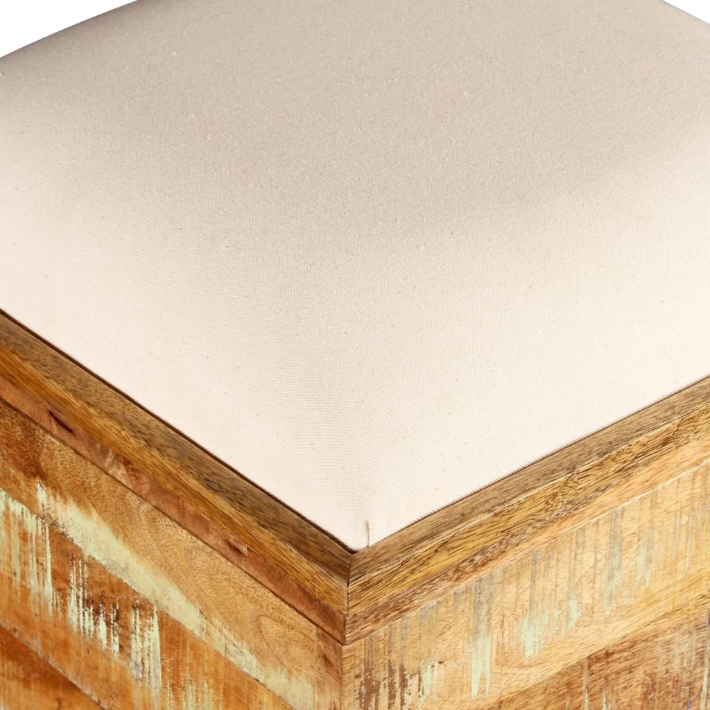 Storage Bench Solid Reclaimed Wood Q936
