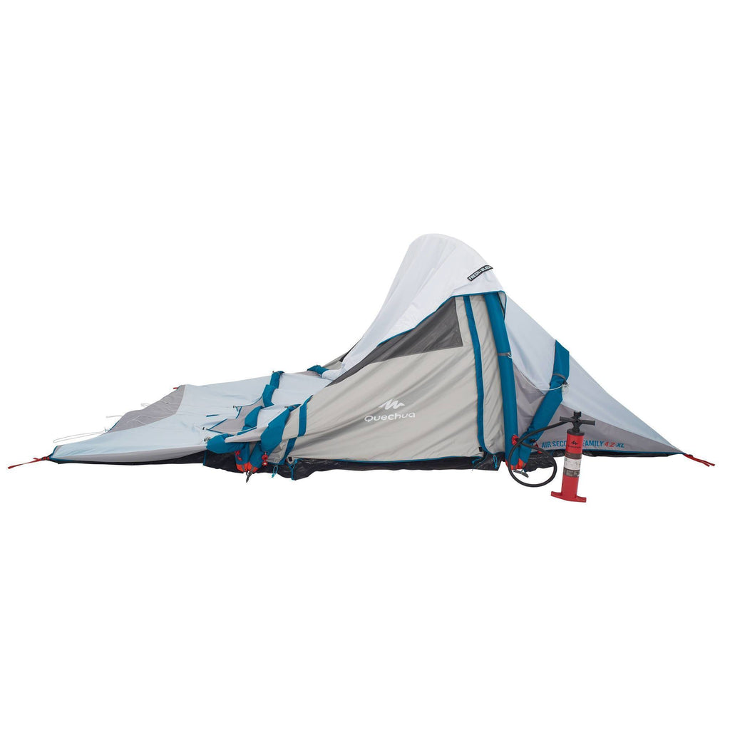 4.2 Inflatable Camping Tent, 4 Person, Black V67938