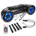 600 Watt Bluetooth Dual 8-Inch Sound System with LED Lights and Remote L533