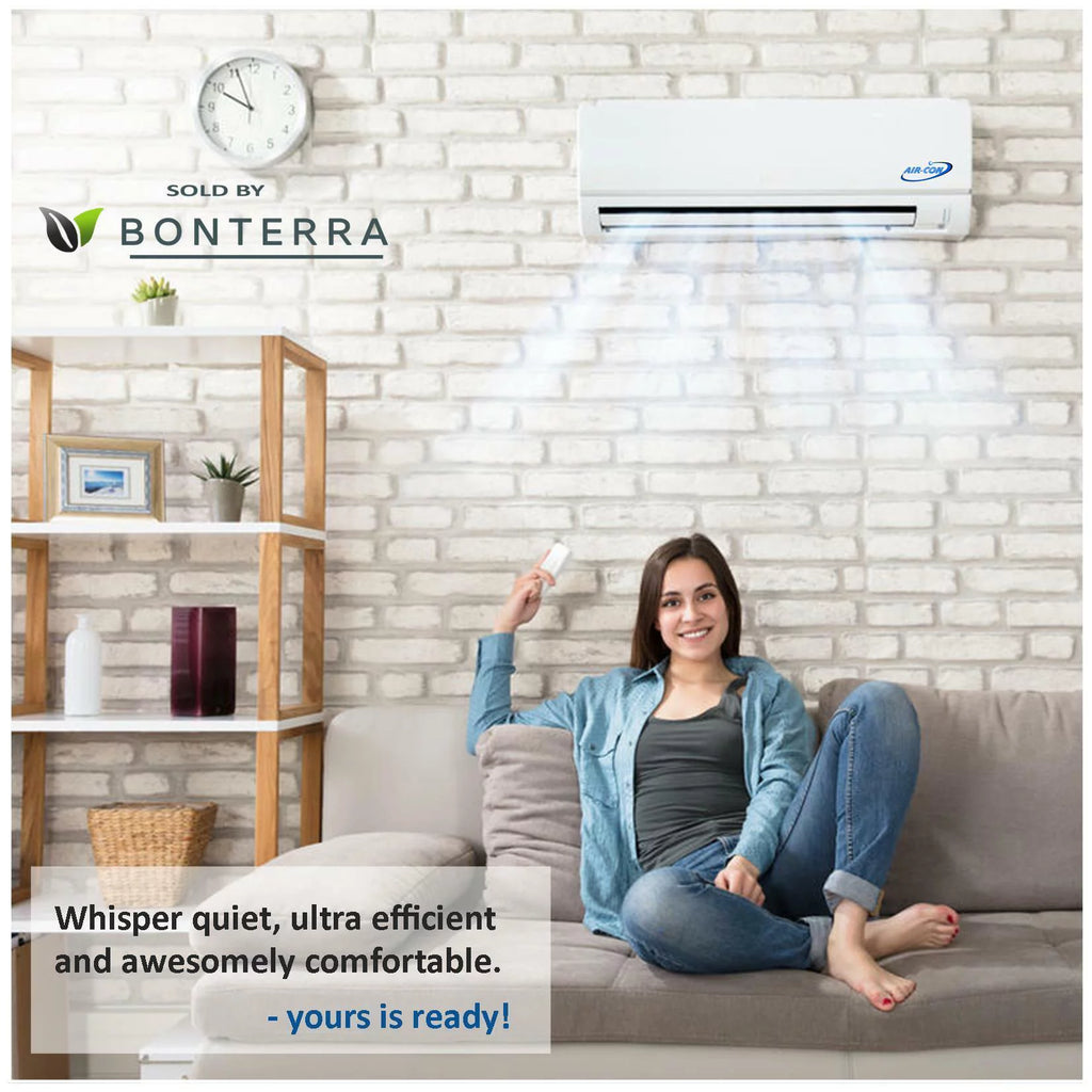 24000 BTU Ductless Mini Split AC/Heating System 2 Ton Inverter Heat Pump D442