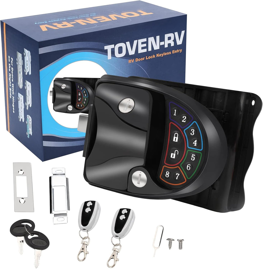 RV Keyless Entry Door Lock with Deadbolt and Silent Mode K632
