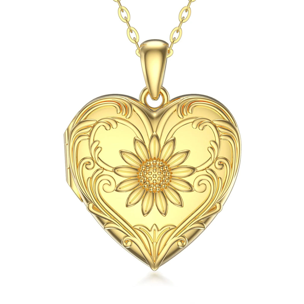 Sterling Silver Heart Locket Necklace H629241