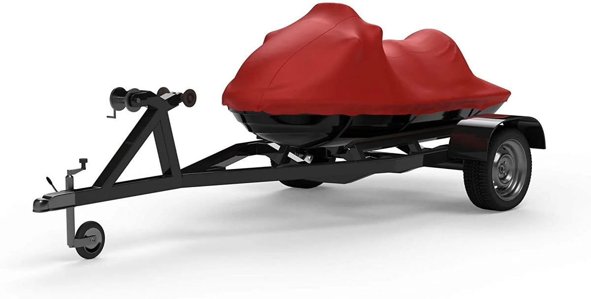 RED Trailerable Jet Ski Cover with Storage Bag F553179