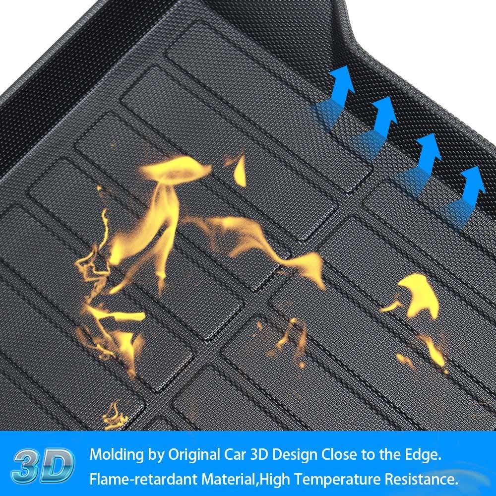 All Weather Waterproof Trunk Floor Mat Pack of 2 P7404