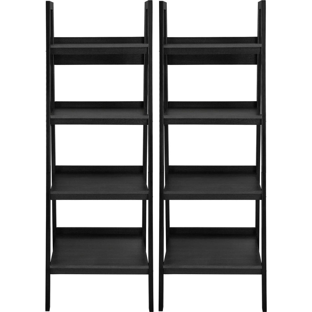 4-Shelf Ladder Bookcase Set of 2 H66270