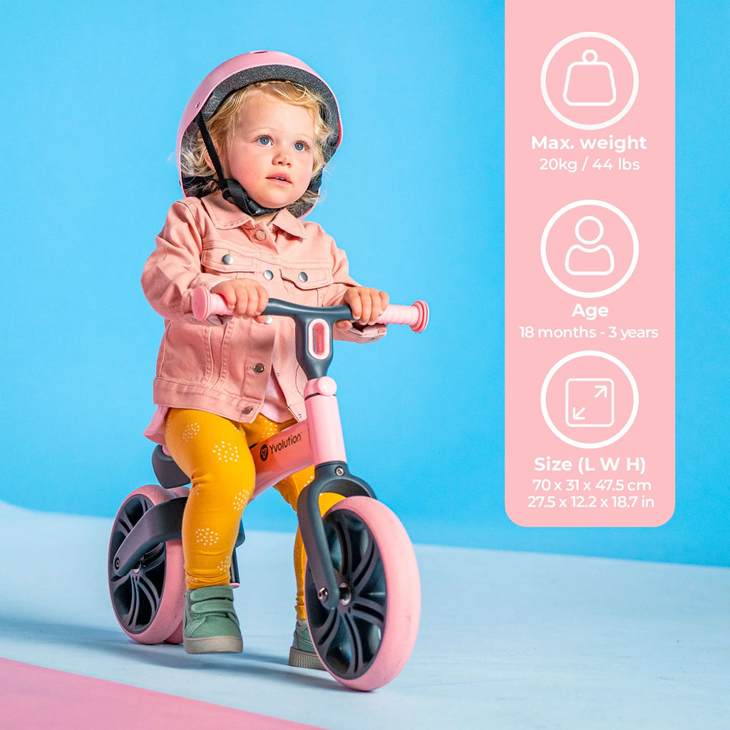 Blue 9'' Wheel Toddler Balance Bike Y236