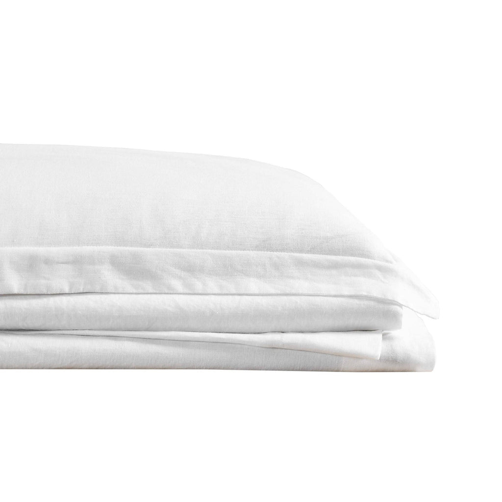 Blush Flax Linen California King Sheet Set D31965