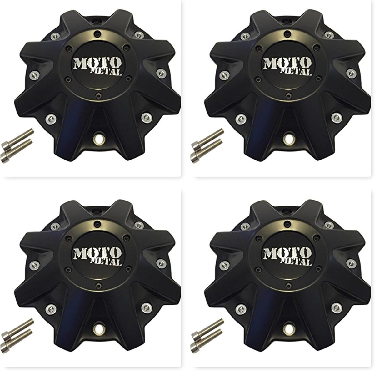 Satin Black Wheel Center Cap Pack of 2 W147