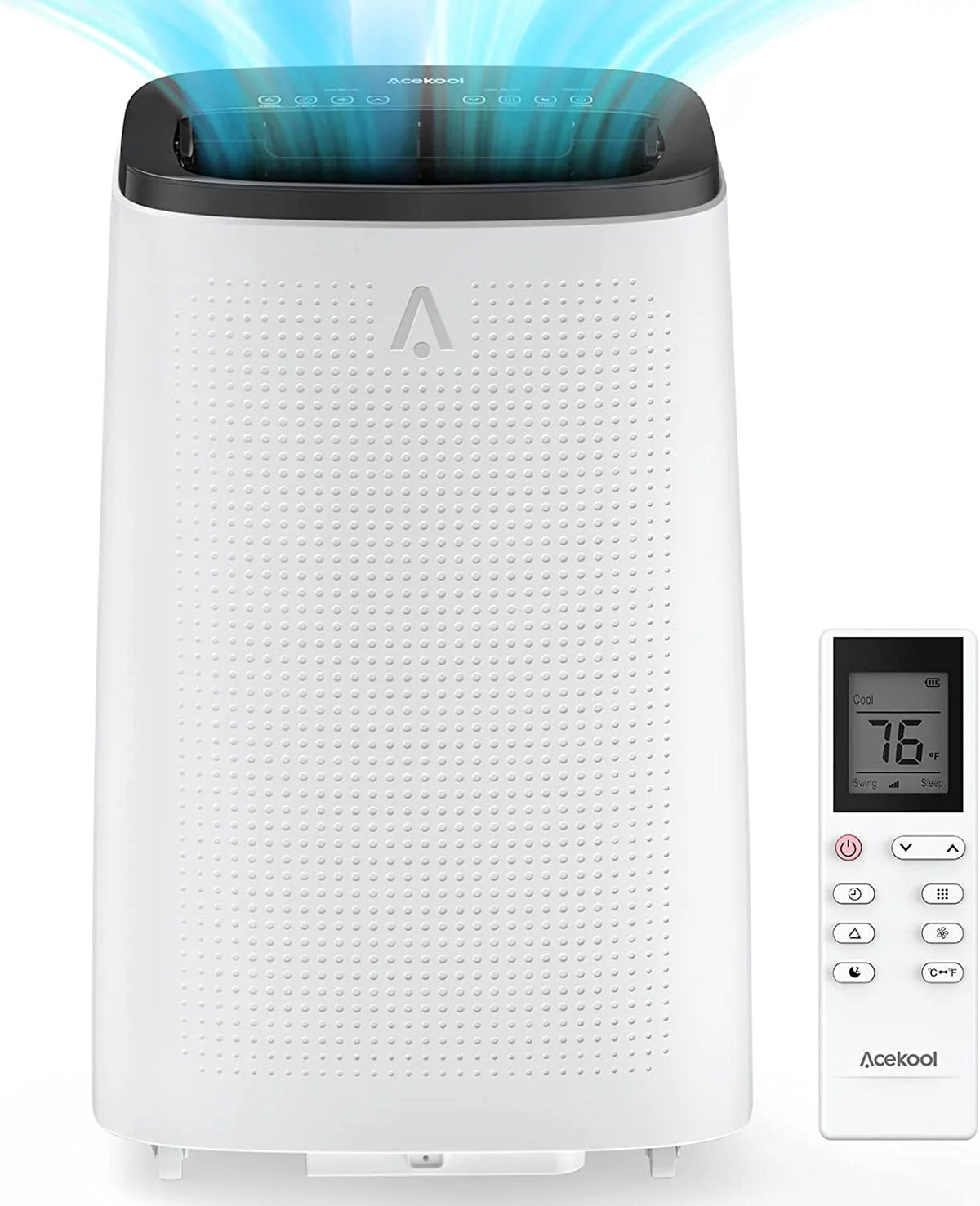Portable Air Conditioner 14,000 BTU with Remote Control Grey H45069