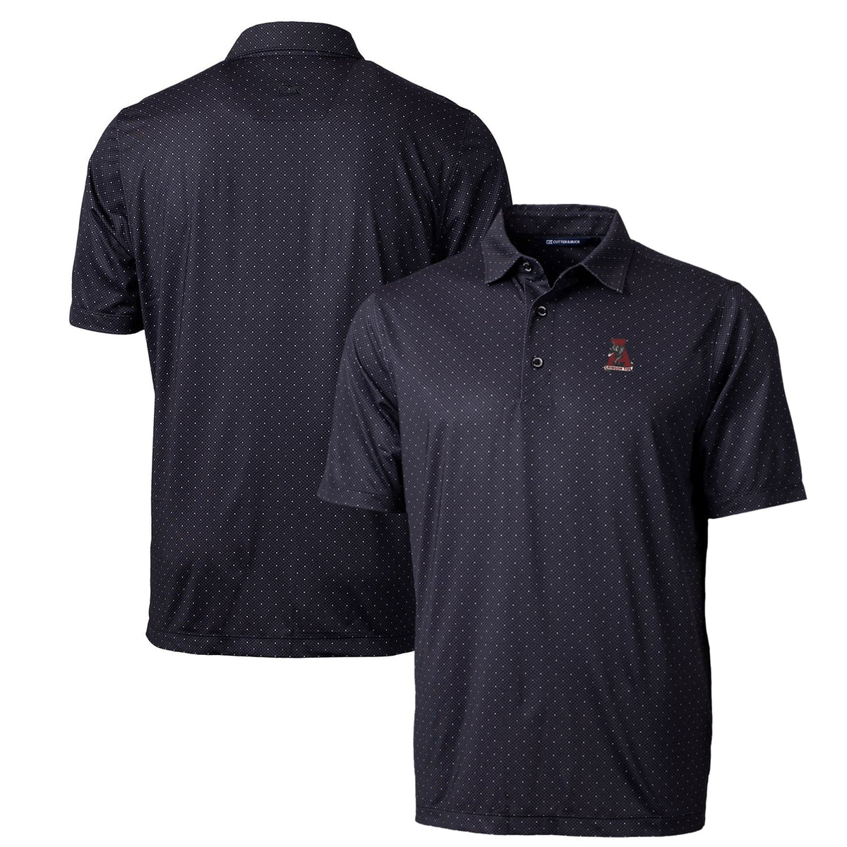 Men's Black Stretch Polo Z819