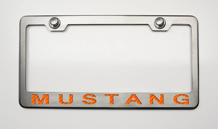 Black License Plate Frame G740