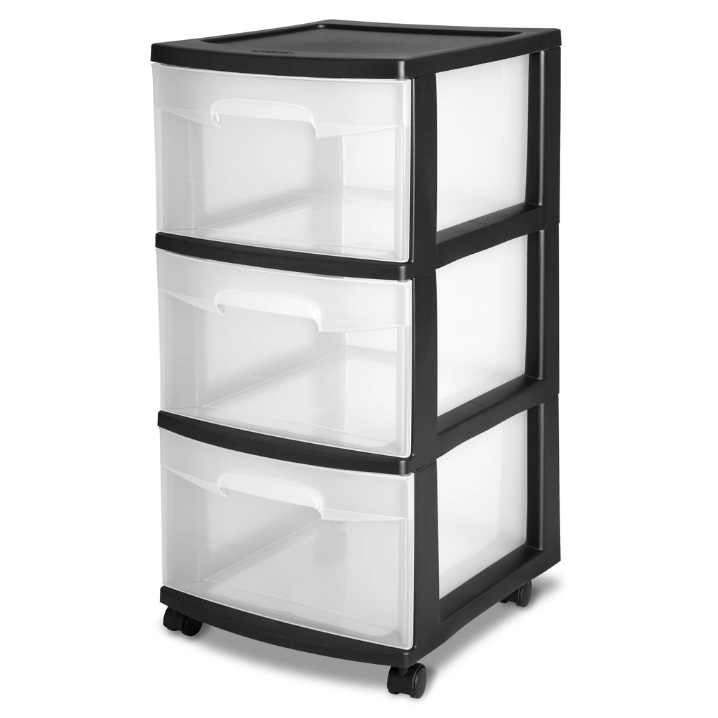 3 Drawer Plastic Cart M43164