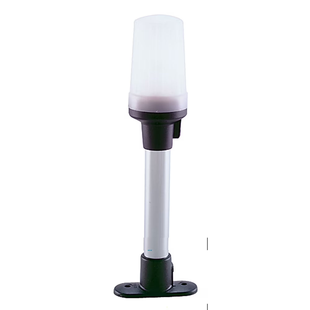 White All-Round Light with Black Polymer Base C21862