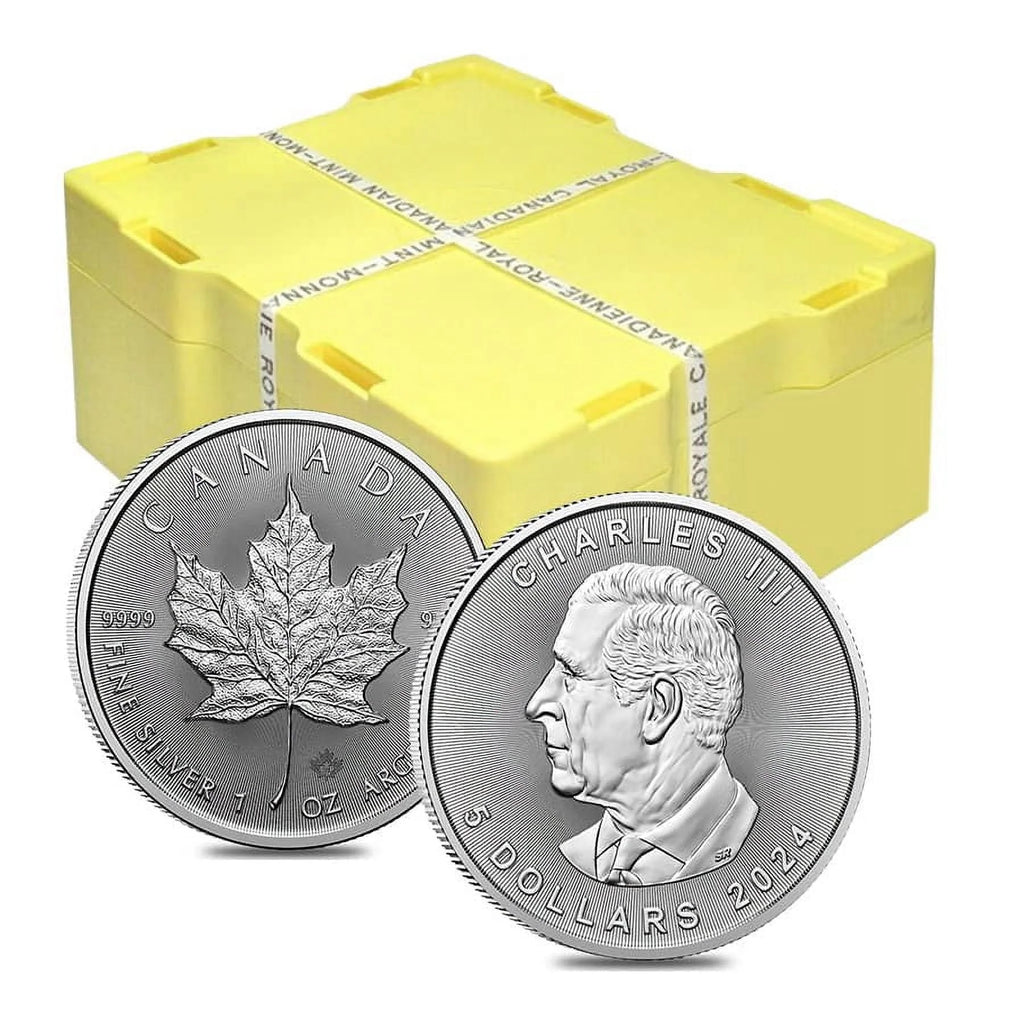 10 1 oz Canadian Silver Maple Leaf Coin A681