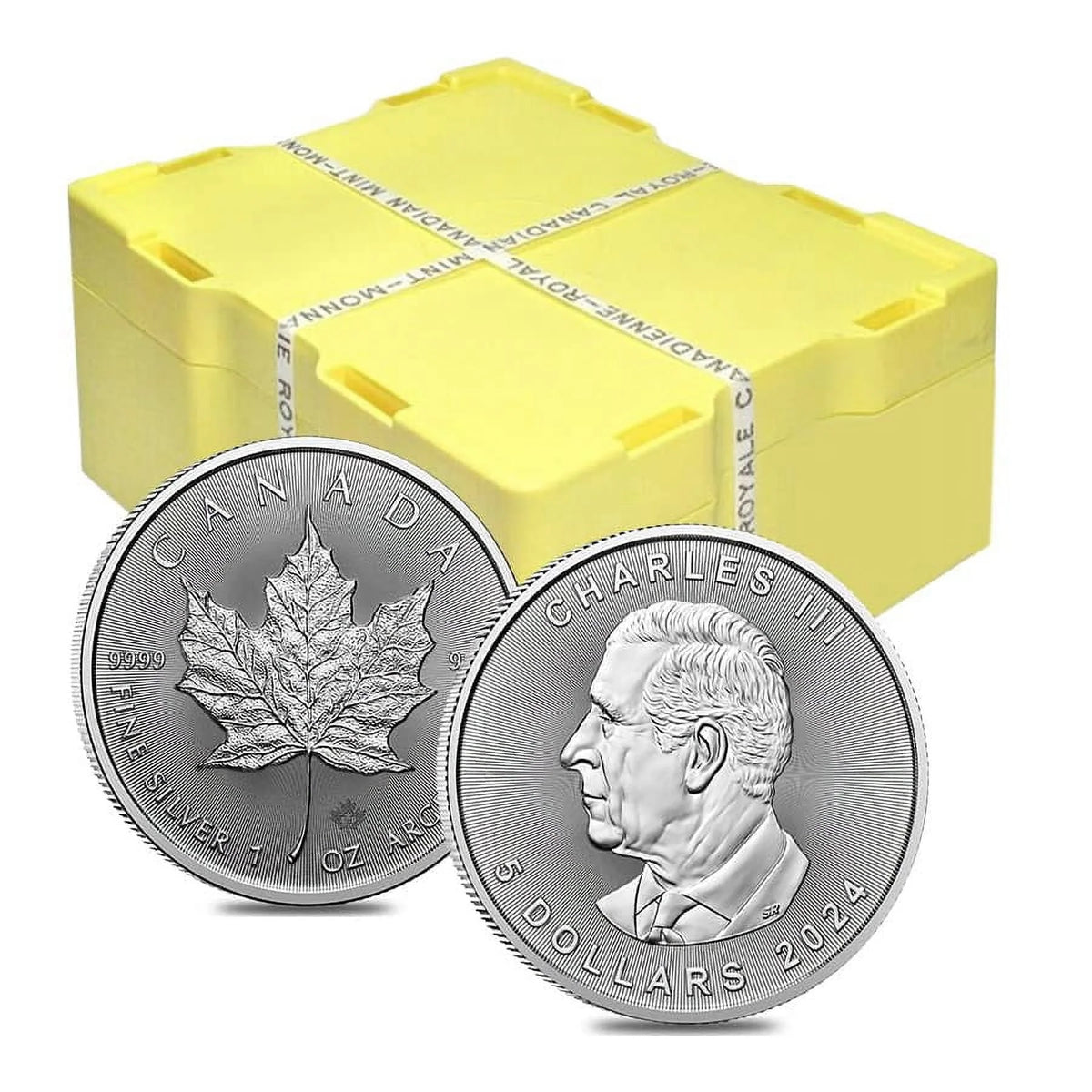 10 1 oz Canadian Silver Maple Leaf Coin A681