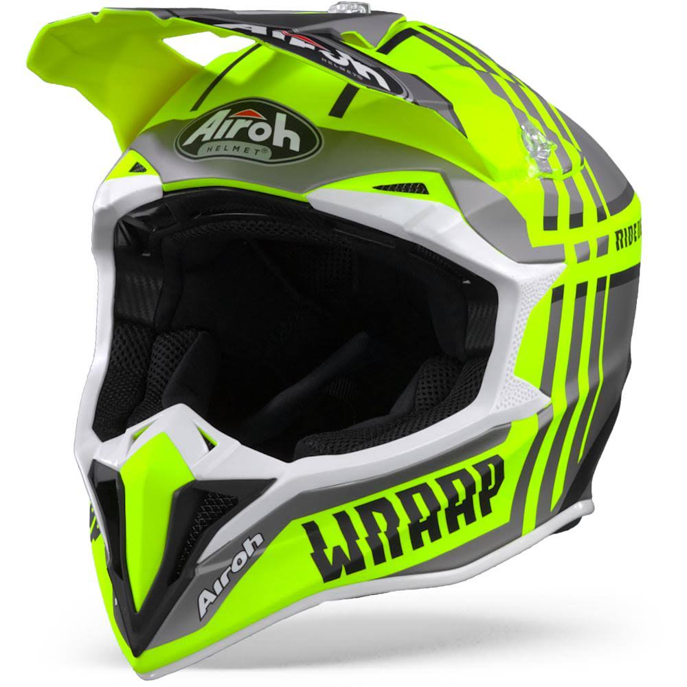 Helmet Wraap Broken Yellow Matt Size M F653