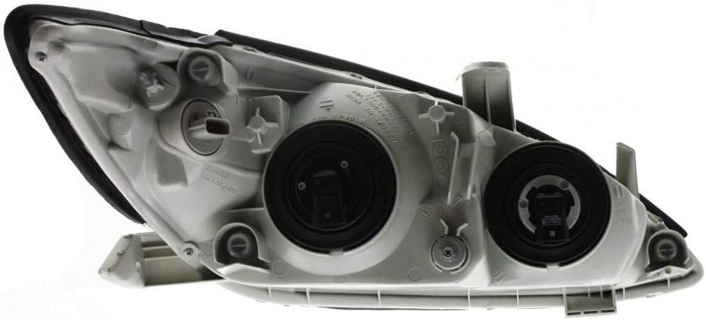 Chrome Headlight Assembly for Toyota Camry 2002 2003 2004 Passenger Side O9597