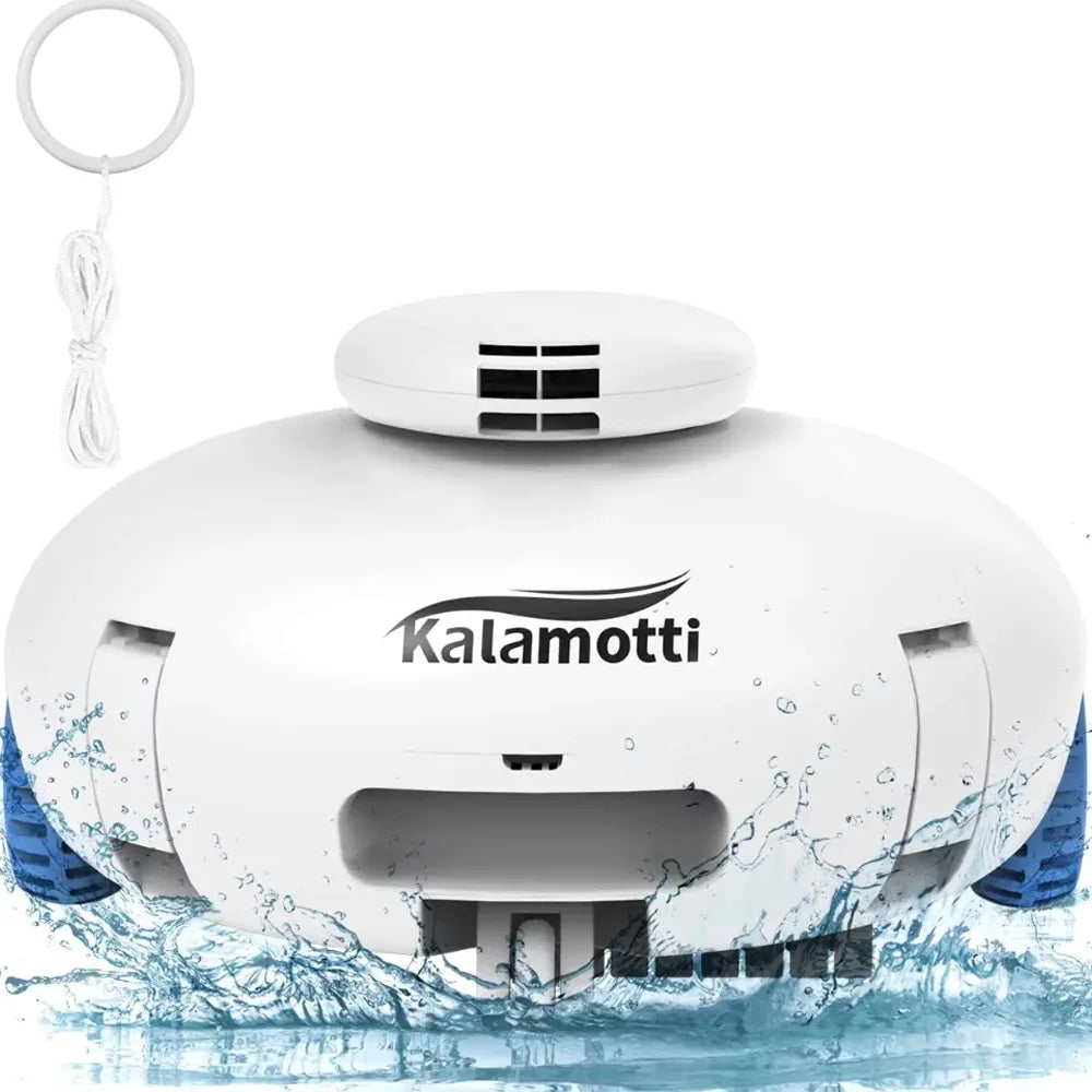 Cordless Robotic Pool Vacuum Cleaner 7500mAh Rechargeable IPX8 Waterproof P386