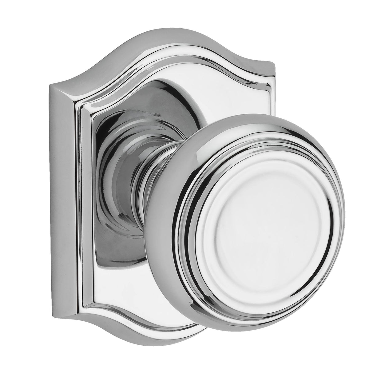 Passage Traditional Knob and Arch Rose Bright Chrome H993901