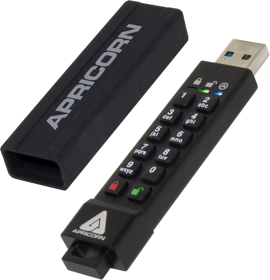 32GB Hardware Encrypted USB 3.0 Flash Drive F7153