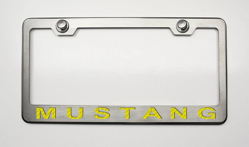 Black License Plate Frame G740