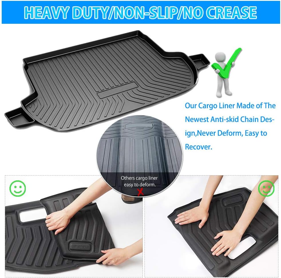 All Weather Waterproof Trunk Floor Mat Pack of 2 P7404