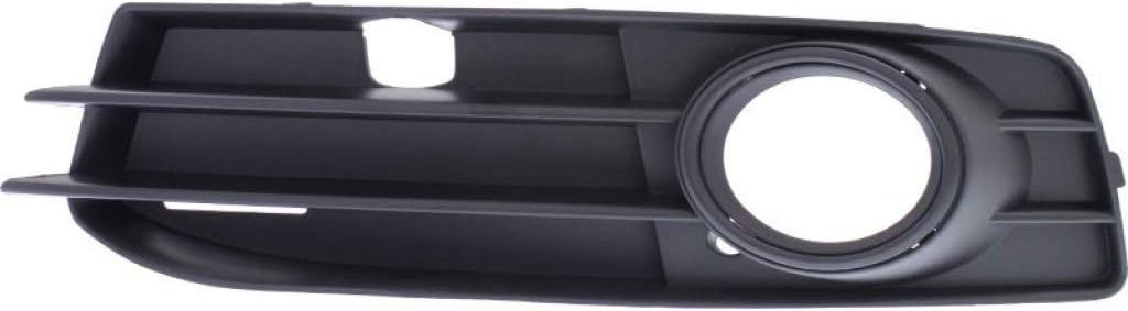 Black Fog Light Bezel Cover Pair for Audi A3 2009 2010 2011 2012 2013 C204