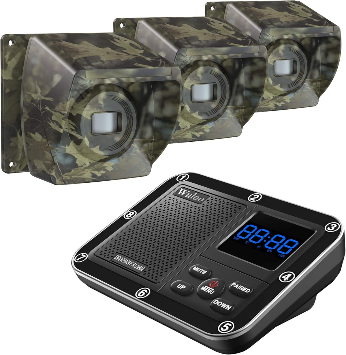 1800 Ft Wireless Outdoor Motion Sensor Driveway Alarm System G16757