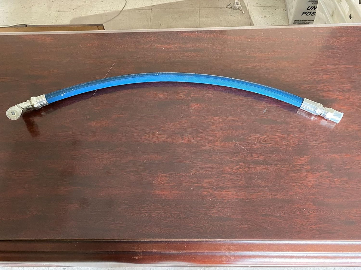 3/8" x 4' Blue 4,000 PSI Pressure Washer Jumper Hose, Pack of 2 N5415