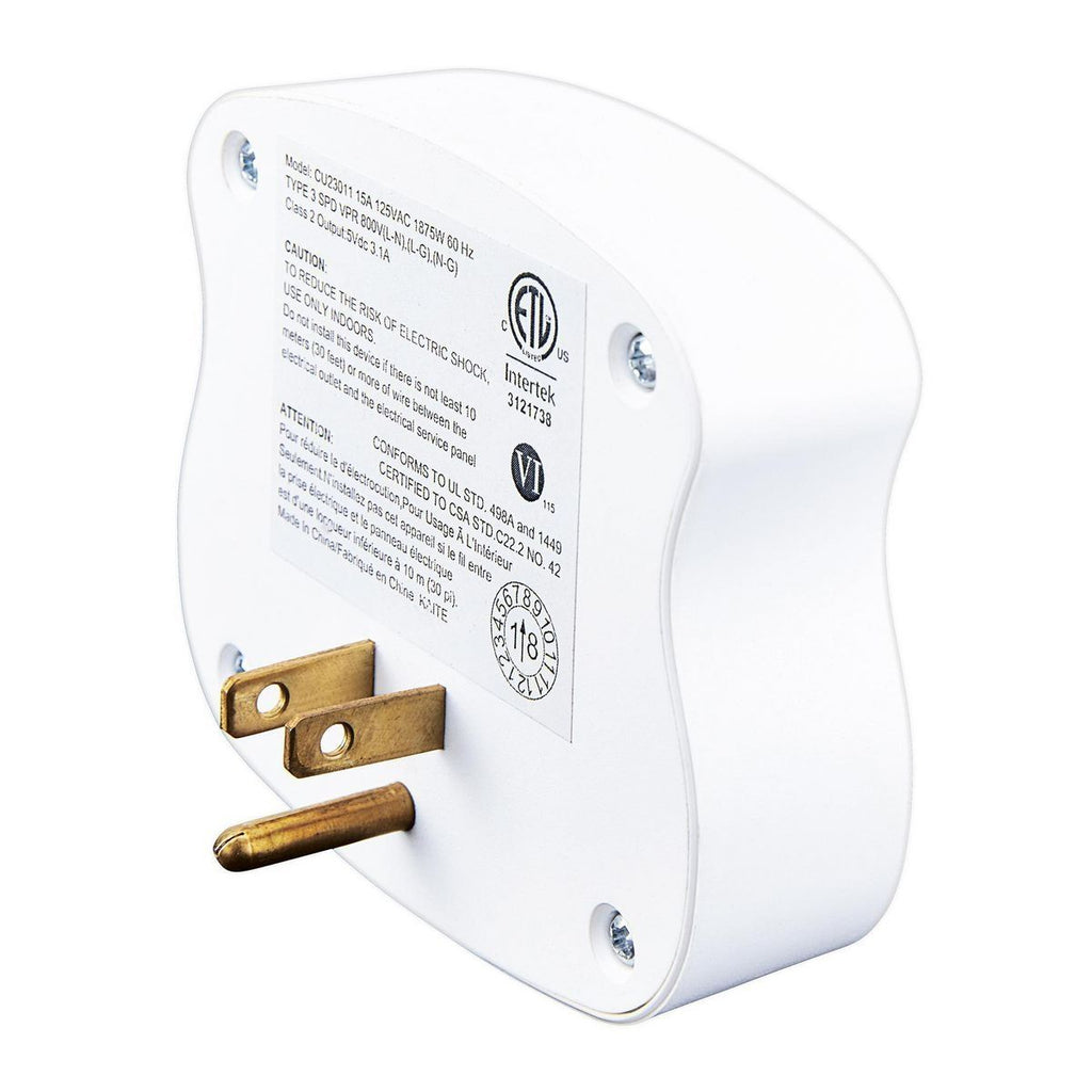 3-Outlet 2 USB Wall Adapter K981764