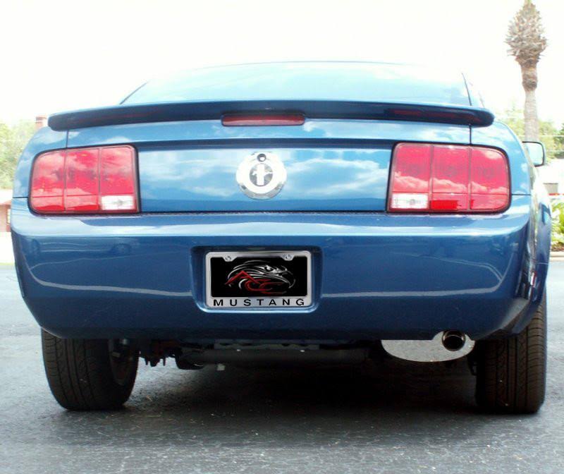 Black License Plate Frame G740